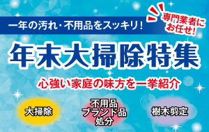 年末大掃除特集